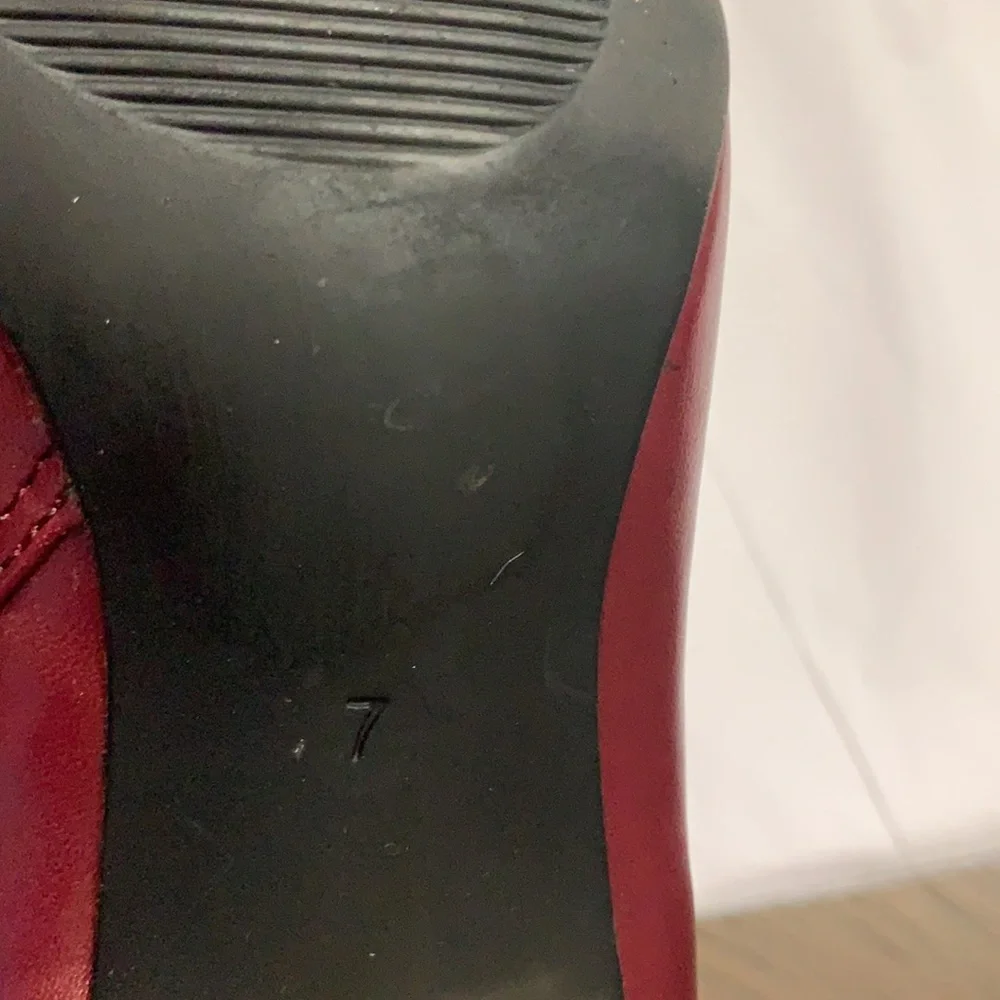 Marc New York burgundy ankle boots Size 7 - Picture 15 of 17